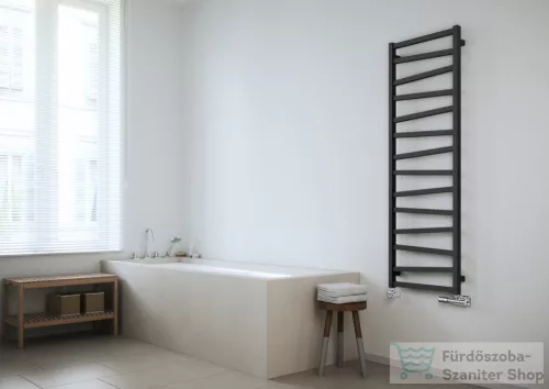 Sapho ZIG fürdőszobai radiátor, 500x1096mm, 406W, struktúrált antracit (ZG511A)