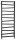 Sapho ZIG fürdőszobai radiátor, 500x1334mm, 490W, struktúrált antracit (ZG513A)