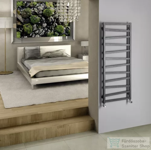 Sapho ZIG fürdőszobai radiátor, 500x1334mm, 490W, struktúrált antracit (ZG513A)