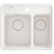   Deante MOMI gránit mosogató 1,5 medencés, alabástrom ZKM_A503