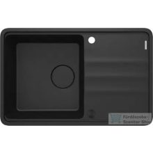   Deante MOMI gránit mosogató, 1 medencés, csepegtetővel, grafit metál ZKM_G113