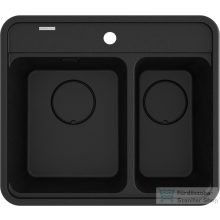   Deante MOMI gránit mosogató 1,5 medencés, grafit metál ZKM_G503