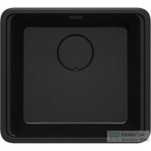 Deante MOMI gránit mosogató, 1 medencés, fekete ZKM_N10A