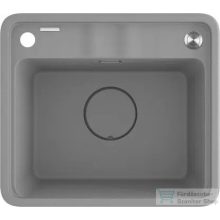   Deante MOMI gránit mosogató, 1 medencés, metálszürke ZKM_S103