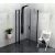 Sapho POLYSAN ZOOM LINE BLACK íves zuhanykabin, 90x90 cm, balos, fekete ZL2615BL