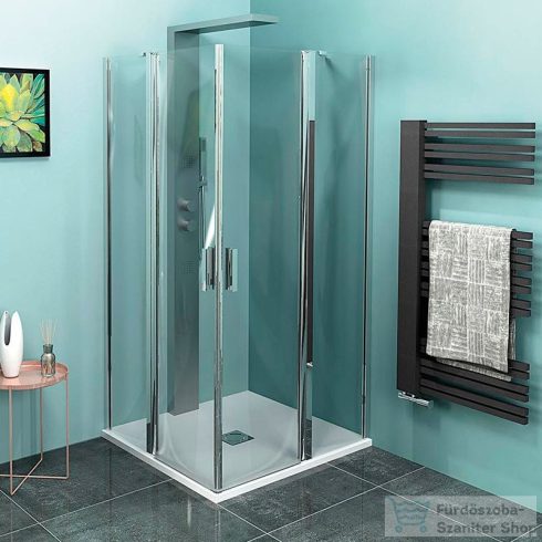 Sapho POLYSAN ZOOM LINE szögletes zuhanykabin 1000x1000mm, transzparent ZL5416