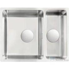   Deante EGERIA acél mosogató, 1,5 medencés, szálcsiszolt acél ZPE_050C