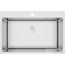   Deante OLFATO acél mosogató, 1 medencés, szálcsiszolt acél ZPO_010C