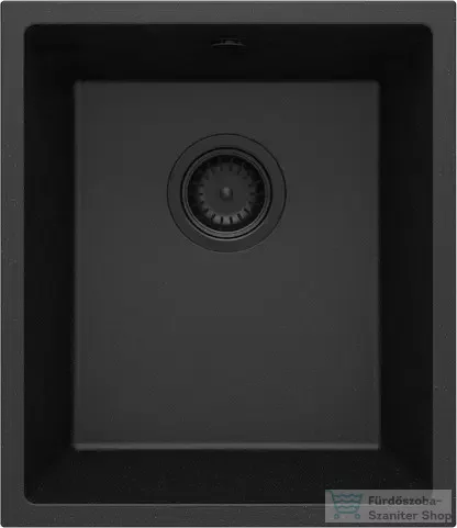 Deante CORDA gránit mosogató, 1 medencés, 380x440 mm, grafit metál ZQA_G10B