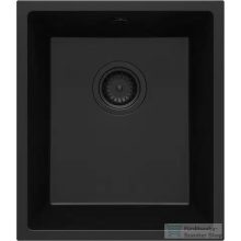   Deante CORDA gránit mosogató, 1 medencés, 380x440 mm, fekete ZQA_N10B