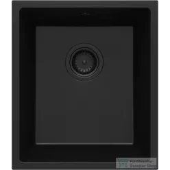   Deante CORDA gránit mosogató, 1 medencés, 380x440 mm, fekete ZQA_N10B