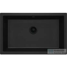   Deante CORDA gránit mosogató, 1 medencés, 800x500 mm, fekete ZQA_N10D