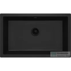   Deante CORDA gránit mosogató, 1 medencés, 800x500 mm, fekete ZQA_N10D