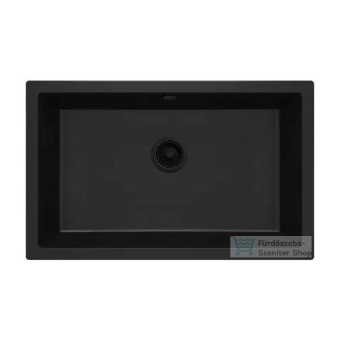 Deante CORDA gránit mosogató, 1 medencés, 800x500 mm, fekete ZQA_N10D