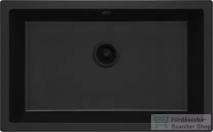 Deante CORDA gránit mosogató, 1 medencés, 800x500 mm, fekete ZQA_N10D
