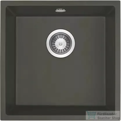 Deante CORDA gránit mosogató, 1 medencés, 440x440 mm, antracit metál ZQA_T10A