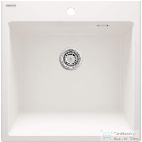 Deante ERIDAN gránit egymedencés mosogató, alabástrom ZQE_A10K