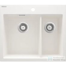   Deante ERIDAN gránit mosogató, 1,5 medencés, alabástrom ZQE_A503