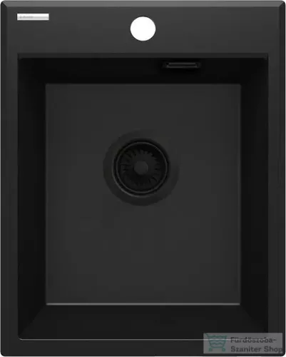 Deante ERIDAN gránit mosogató, 1 medencés, 400x500 mm, fekete ZQE_N104