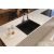 Deante ERIDAN gránit mosogató, 1,5 medencés, fekete ZQE_N503