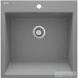   Deante ERIDAN gránit mosogató, 1 medencés, 600x610 mm, metálszürke ZQE_S10K
