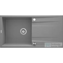   Deante ERIDAN gránit mosogató, 1 medencés, csepegtetővel, 1000x520 mm, metálszürke ZQE_S713