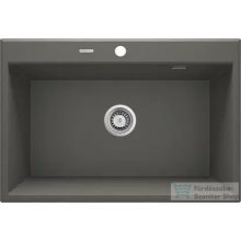   Deante ERIDAN gránit mosogató, 1 medencés, 700x520 mm, antracit metál ZQE_T103