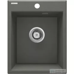   Deante ERIDAN gránit mosogató, 1 medencés, 400x500 mm, antracit metál ZQE_T104