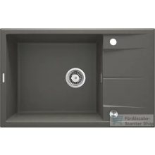   Deante ERIDAN gránit mosogató, 1 medencés, csepegtetővel, 780x500 mm, antracit metál ZQE_T11B