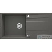   Deante ERIDAN gránit mosogató, 1 medencés, csepegtetővel, 1000x520 mm, antracit metál ZQE_T713