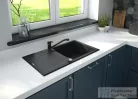 Deante EVORA gránit mosogató, 1 medencés, csepegtetővel, 780x440 mm, grafit ZQJ_2113