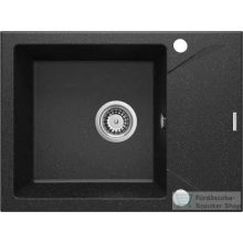   Deante EVORA gránit mosogató, 1 medencés, csepegtetővel, 590x440 mm, grafit ZQJ_211A