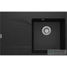   Deante EVORA gránit mosogató, 1 medencés, csepegtetővel, 760x500 mm, grafit, balos,  ZQJ_211L