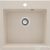 Deante EVORA gránit mosogató, 1 medencés, 500x500 mm, bézs ZQJ_5103