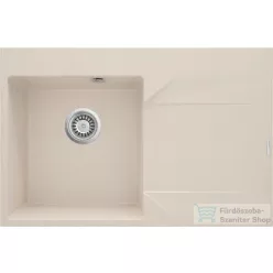   Deante EVORA gránit mosogató, 1 medencés, csepegtetővel, 760x500 mm, bézs, jobbos, ZQJ_511P