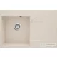 Deante EVORA gránit mosogató, 1 medencés, csepegtetővel, 760x500 mm, bézs, jobbos, ZQJ_511P