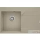 Deante EVORA gránit mosogató, 1 medencés, csepegtetővel, 760x500 mm, homok, jobbos, ZQJ_711P