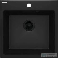   Deante EVORA gránit mosogató, 1 medencés, 500x500 mm, fekete ZQJ_N103
