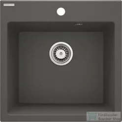   Deante EVORA gránit mosogató, 1 medencés, 500x500 mm, antracit metál ZQJ_T103
