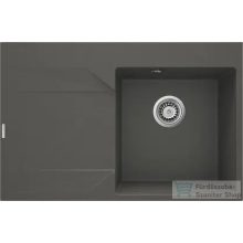   Deante EVORA gránit mosogató, 1 medencés, csepegtetővel, 760x500 mm, antracit metál, balos, ZQJ_T11L