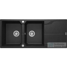   Deante ANDANTE gránit mosogató, 2 medencés, csepegtetővel, 1160x500 mm, grafit ZQN_2213