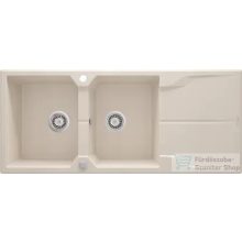   Deante ANDANTE gránit mosogató, 2 medencés, csepegtetővel, 1160x500 mm, bézs ZQN_5213