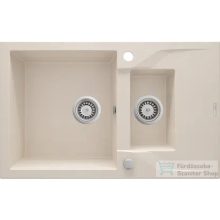   Deante ANDANTE gránit mosogató, 1,5 medencés, csepegtetővel, 780x490 mm, bézs ZQN_5513