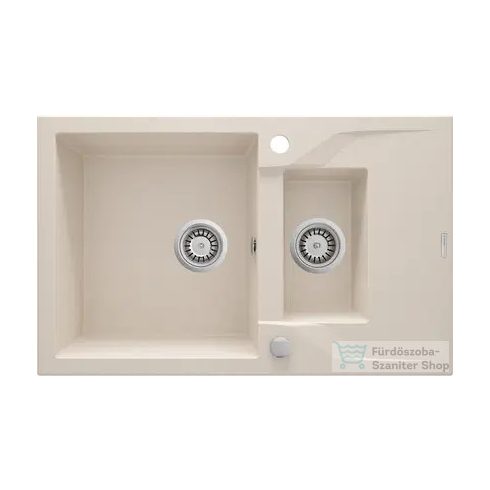 Deante ANDANTE gránit mosogató, 1,5 medencés, csepegtetővel, 780x490 mm, bézs ZQN_5513