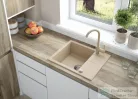 Deante Andante gránit mosogató, alabástrom fehér ZQN A11A