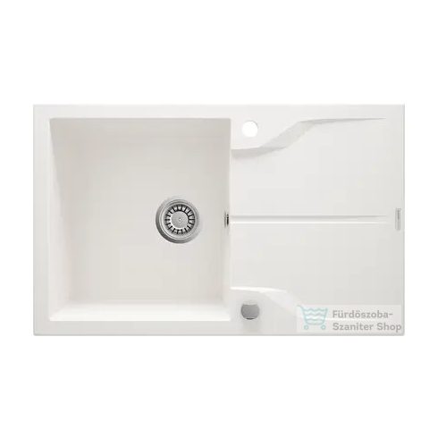 Deante ANDANTE FLUSH gránit mosogató, 1 medencés, csepegtetővel, 780x490 mm, alabástrom ZQN_A11F