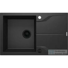   Deante ANDANTE FLUSH gránit mosogató, 1 medencés, csepegtetővel, 780x490 mm, grafit metál ZQN_G11F