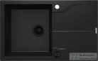 Deante ANDANTE FLUSH gránit mosogató, 1 medencés, csepegtetővel, 780x490 mm, fekete ZQN_N11F