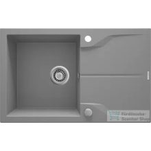   Deante ANDANTE FLUSH gránit mosogató, 1 medencés, csepegtetővel, 780x490 mm, metálszürke ZQN_S11F