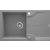 Deante ANDANTE FLUSH gránit mosogató, 1 medencés, csepegtetővel, 780x490 mm, metálszürke ZQN_S11F